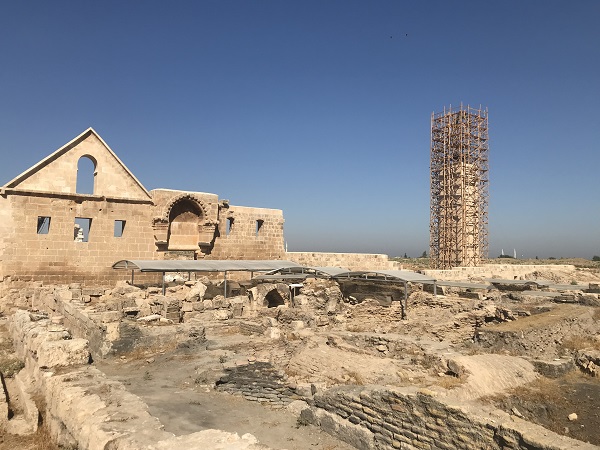 Depremde hasar gördü! 13 asırlık simgenin son hali