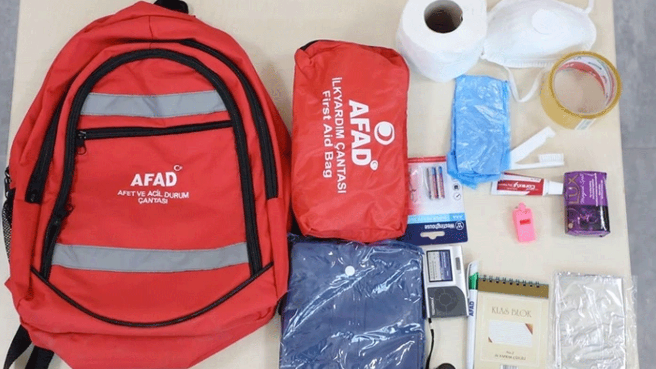 Depremde hayat kurtaran önlem! Deprem çantası nasıl hazırlanır?