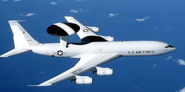 Depremden önce Kayseri semalarında görülen NATO erken uyarı uçağı tartışma konusu oldu!