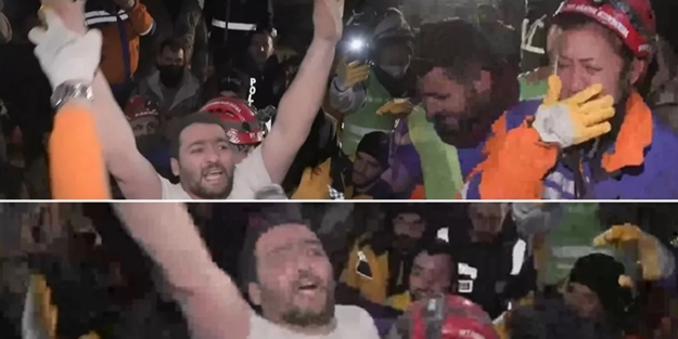 Depremin 167. saatinde enkazdan yürüyerek çıktı