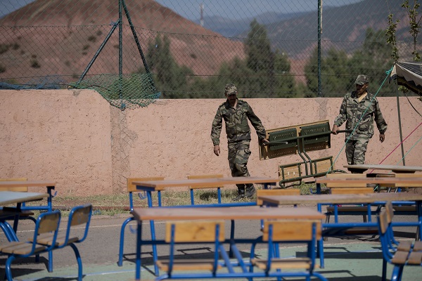 Depremin ardından Fas