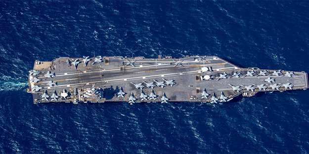 'Depremin habercisi' deniyordu! ABD uçak gemisi o ilimize demirledi