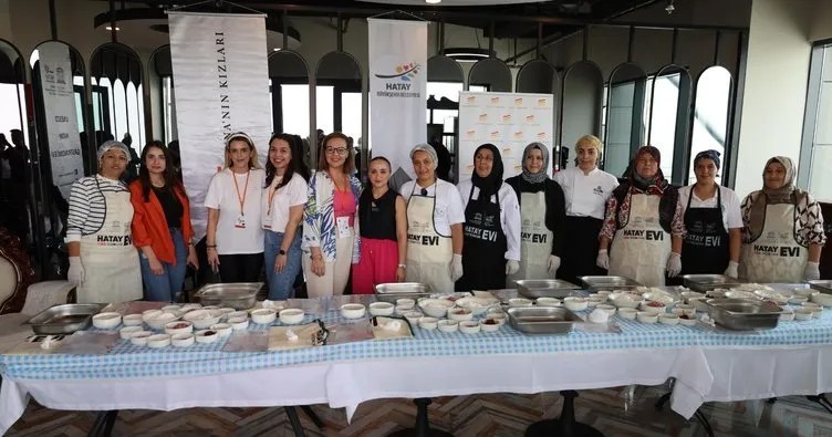 Depremzede anneler Kaytaz Böreği’nin püf noktalarını öğrendi
