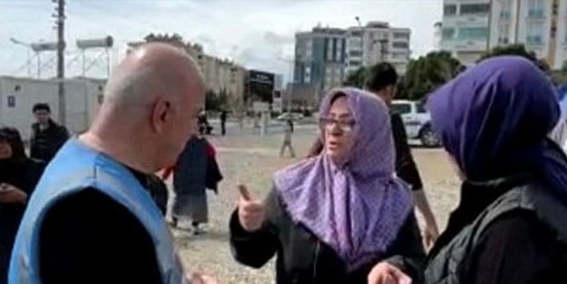 Depremzede kadından birilerini utandıracak sözler