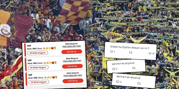 Derbi biletleri karaborsaya düştü! Ev parası istiyorlar!