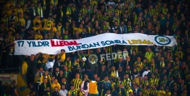 Derbideki o pankarta suç duyurusu