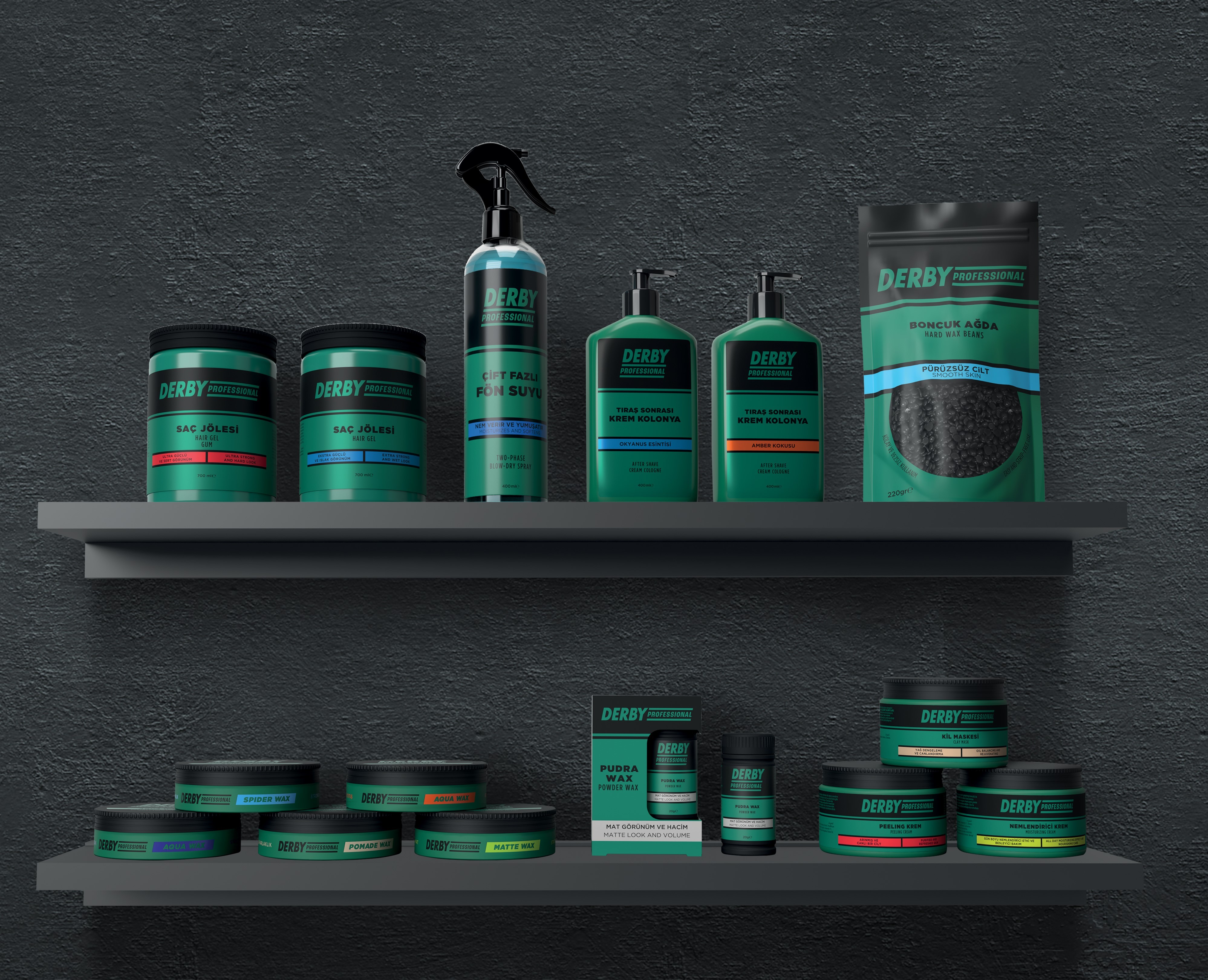 Derby berberlere özel ürünlerini ‘Derby Professional’da bir araya getirdi