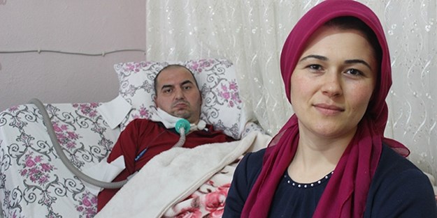 Derdini ancak göz hareketleriyle anlatabiliyor