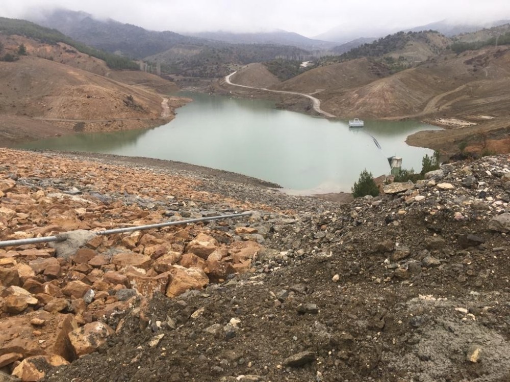 Dereboğazı barajında su dolumu başladı 