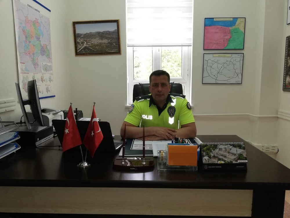 Derebucak İlçe Emniyet Amiri Ramazan Çakır göreve başladı 