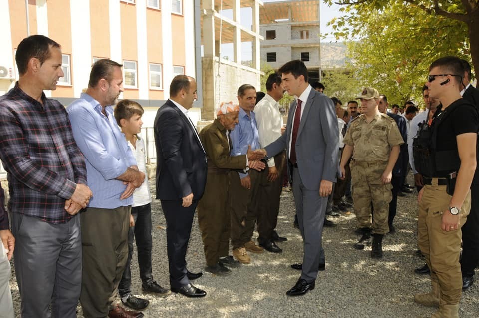 Derecik Kaymakamı Yüce göreve başladı 