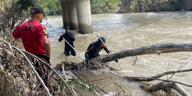 Derede akıntıya kapılan şahısın cesedine ulaşıldı!