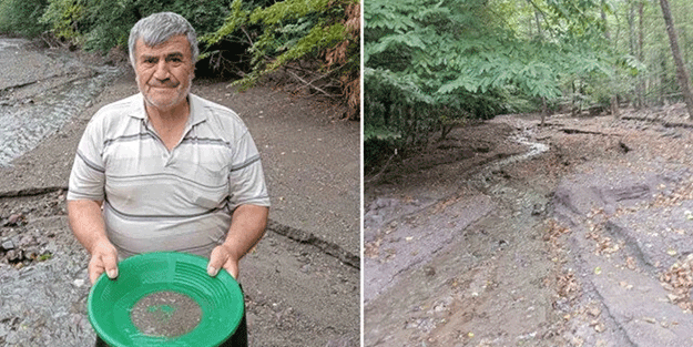Dereden haftada 13 gram altın topluyor
