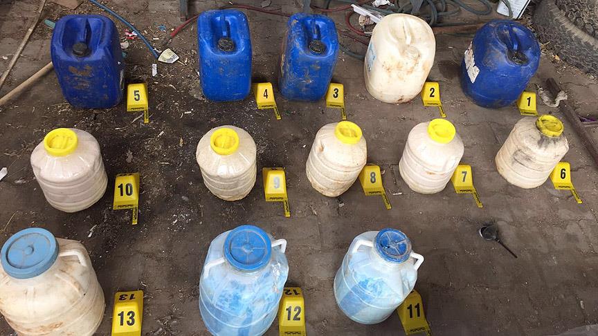Derik'te 613 kilogram patlayıcı madde ele geçirildi