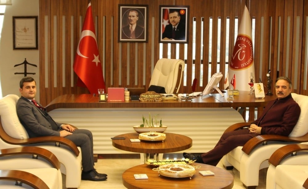 Derinkuyu Kaymakamı Kumcu’dan Rektör Bağlı’ya ziyaret 