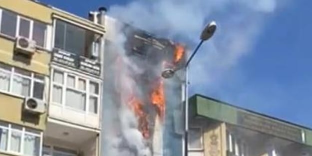 Dershanede korkutan yangın! Çok sayıda itfaiye ekibi olay yerinde