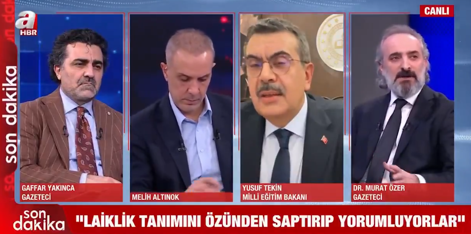 ‘Dertleri Laiklik Değil, İslam!’ Bakan Tekin o soruya böyle cevap verdi