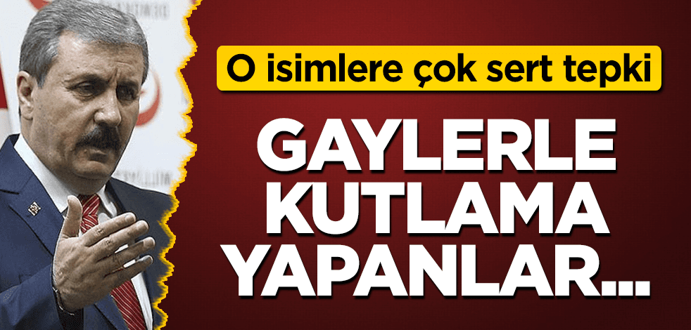 Destici'den çok sert tepki: Gaylerle kutlama yapanlar...