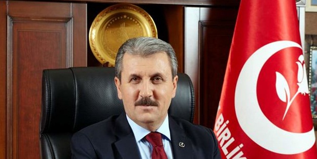 Destici'den Erdoğan'a tebrik