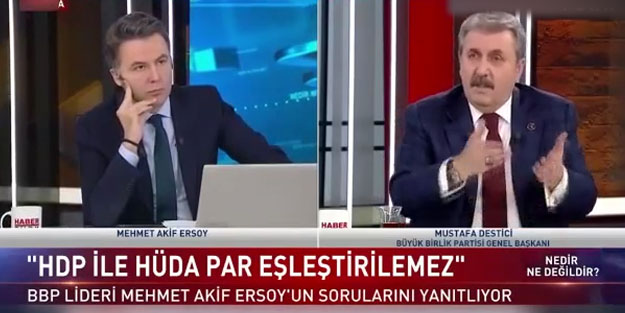 Destici'den HÜDA PAR açıklaması: Yeke yek ittifak kurmam