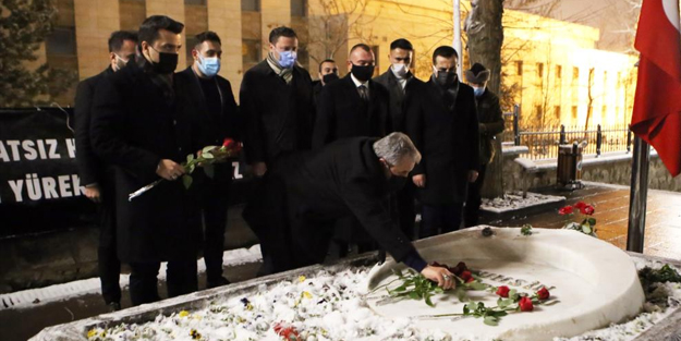 Destici'den merhum Yazıcıoğlu'na ziyaret