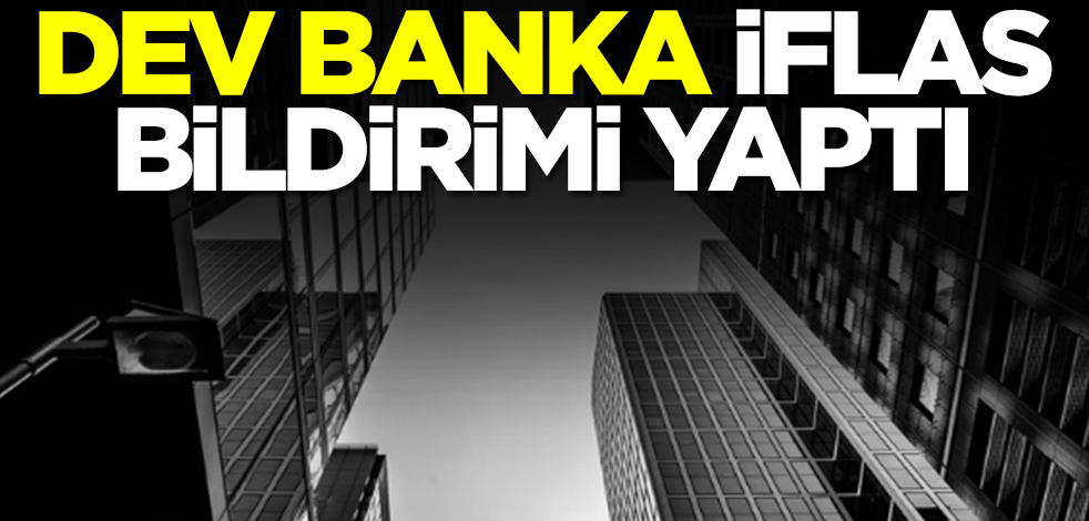 Dev banka iflas etti! Müşterileri apar topar ATM'lere koştu