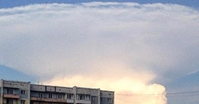 Dev bulut Rusya'da paniğe sebeb oldu