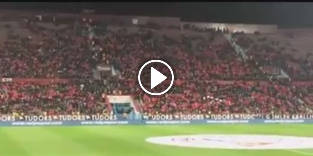 Dev derbi öncesi Avni Aker'de 'Ölürüm Türkiyem' çaldı