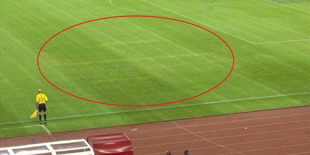 Dev maçta skandal olay