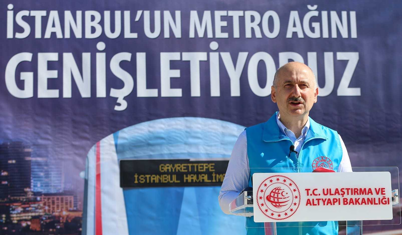 Dev metro hattı nisan ayında devreye giriyor