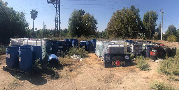 Dev operasyon! Adana’da tam 23 bin litresi ele geçirildi