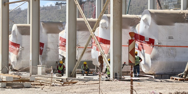 Dev projede çalışmalar tam gaz devam! Kurulumu yalnızca Türkler yapıyor