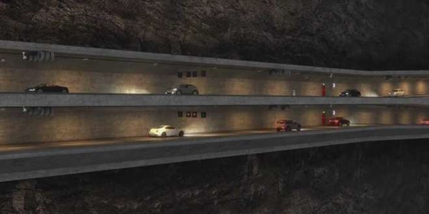 Dev projede son 1 kilometre!