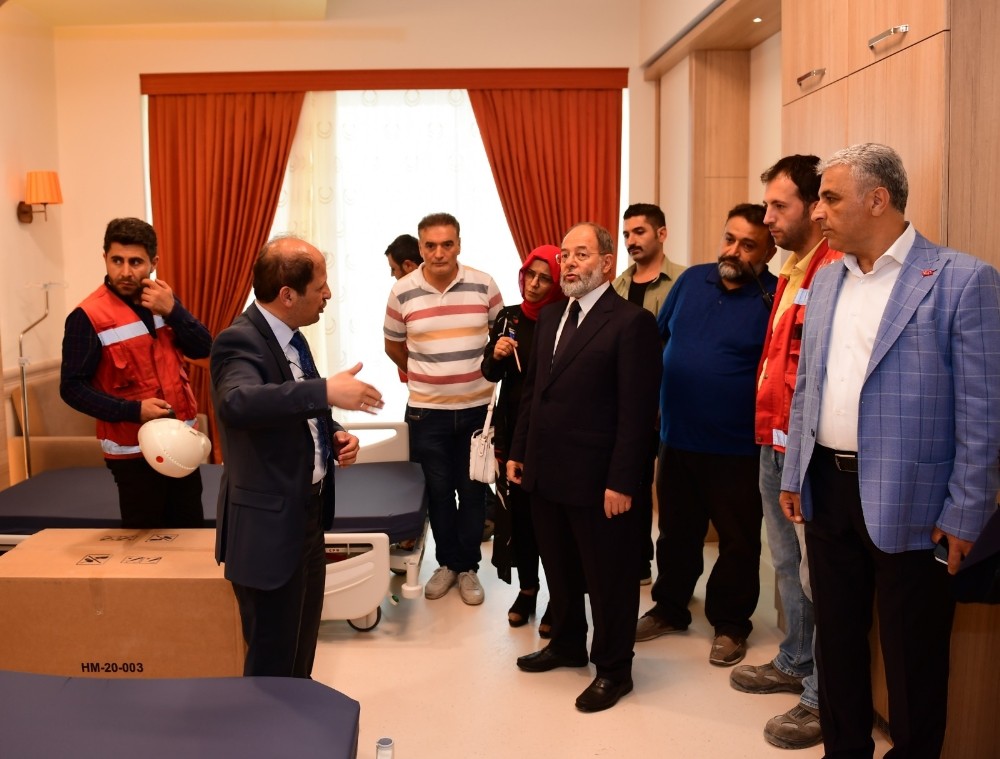 Dev Şehir Hastanesi’nde sona doğru 