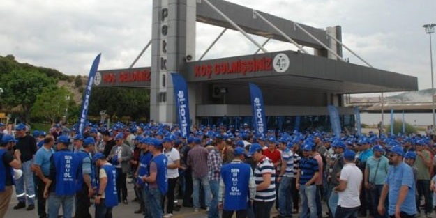 Dev şirkette de eylem başladı!