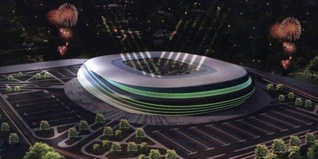 Dev stadın yüzde 95'i bitti