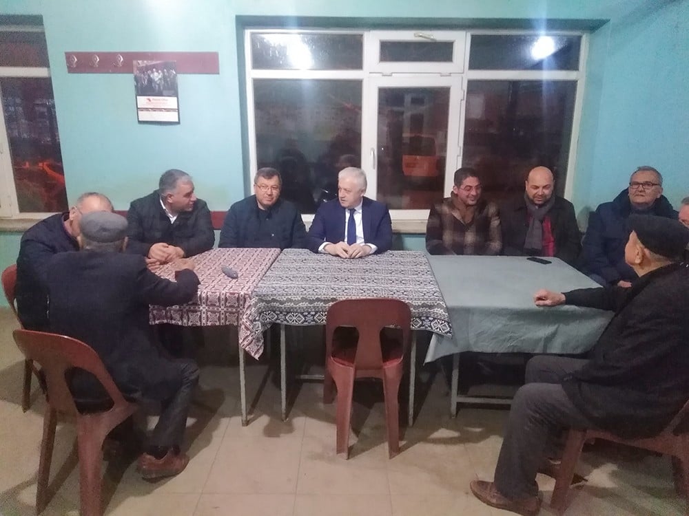 Deveciler kırsal mahalle ziyaretlerine devam ediyor 