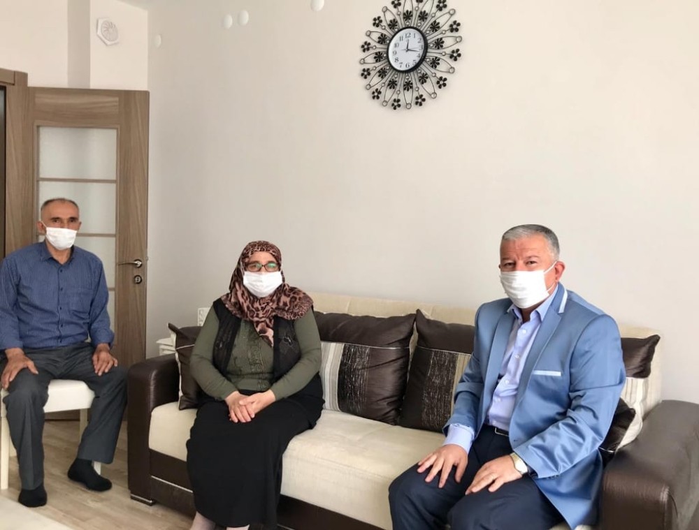 Develi Kaymakamı Murat Duru, şehit ailelerini yalnız bırakmadı 