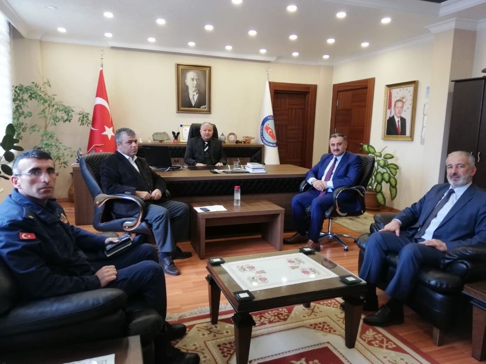 Develi protokolünden korona virüsüne karşı önlem toplantısı 