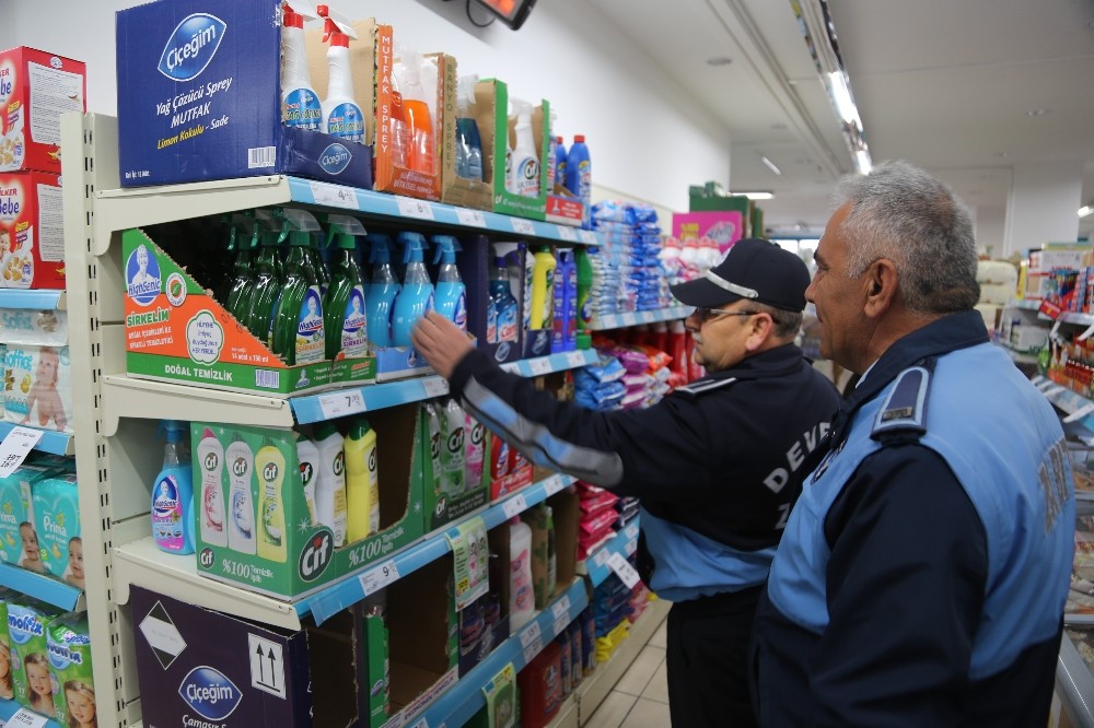Develi’de zabıta ekipleri yüksek fiyatlar için harekete geçti 