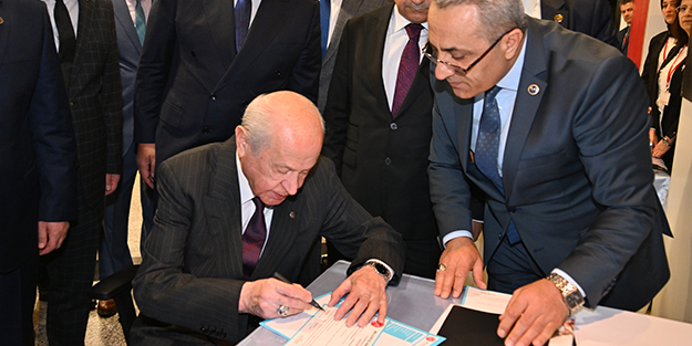 Devlet Bahçeli başvurusunu yaptı