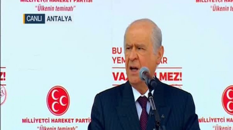 Devlet Bahçeli CHP ve Kılıçdaroğlunu yerden yere vurdu