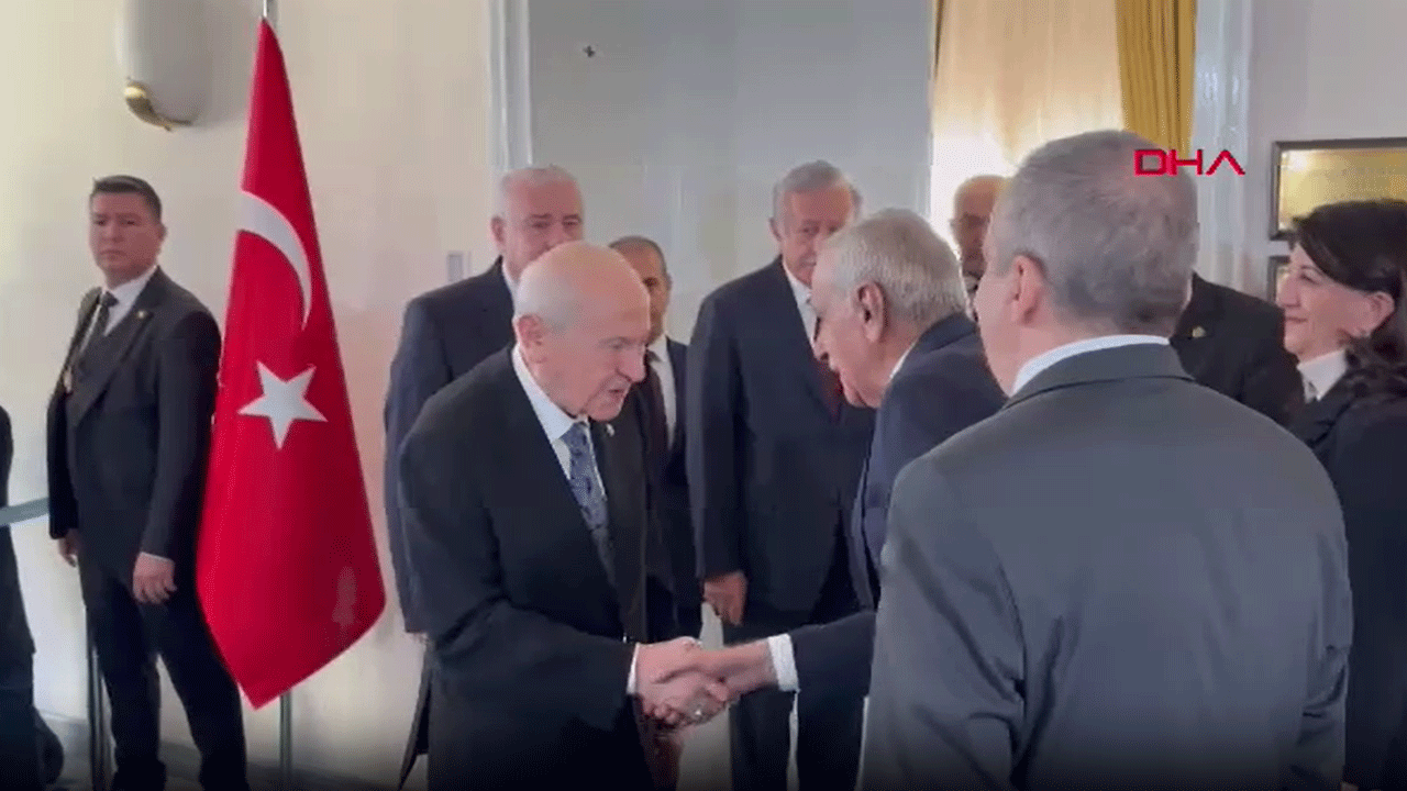 Devlet Bahçeli, DEM Parti'yi kabul etti