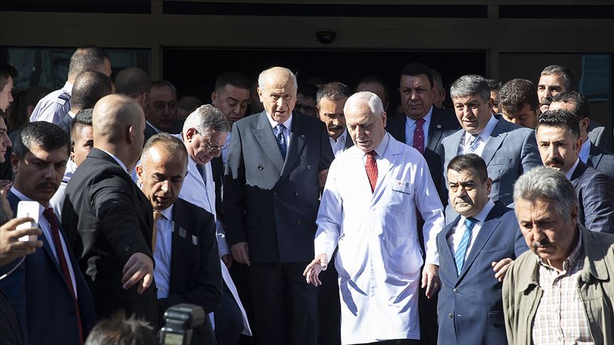 Devlet Bahçeli hastaneden taburcu oldu