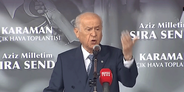 Devlet Bahçeli'den Karaman'da birlik mesajı: Recep Tayyip Erdoğan'ı yedirtmeyiz