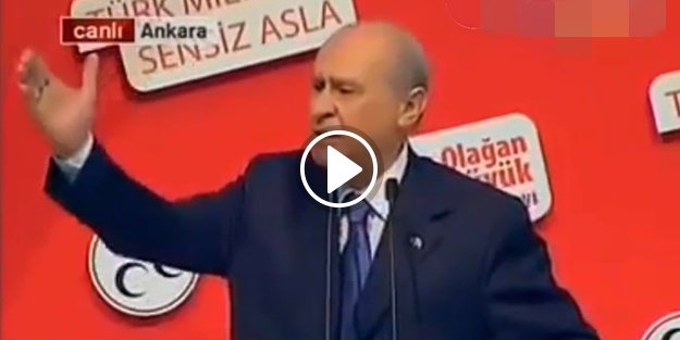 Bahçeli'nin Arif Nihat Asya'dan esinlenerek yaptırdığı 'dua'