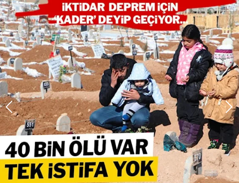 Devlet depremle mücadele ediyor! Sözcü Devletle