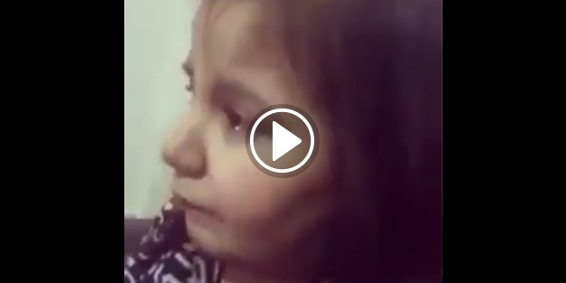 'Devletin verdiği kitabı koruyamadım' diyen küçük kız!