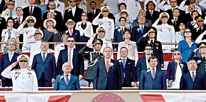 Devletin zirvesi diploma töreninde