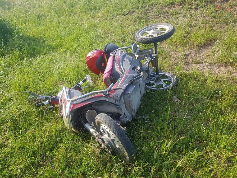 Devrilen motorun altında kalan yaşlı adan hayatını kaybetti 